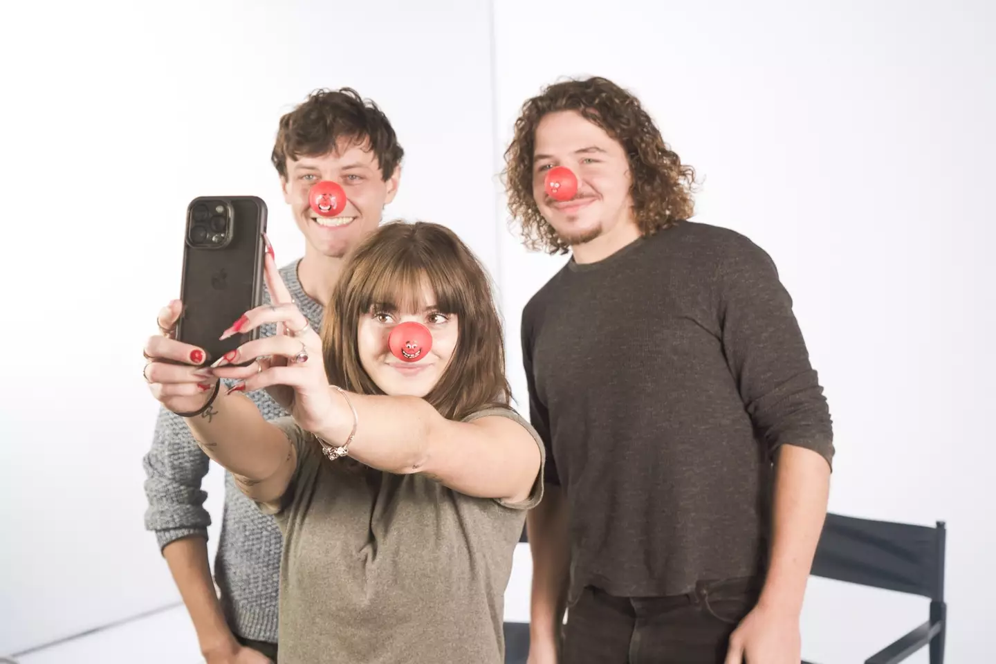 The trip got back together to support Red Nose Day.