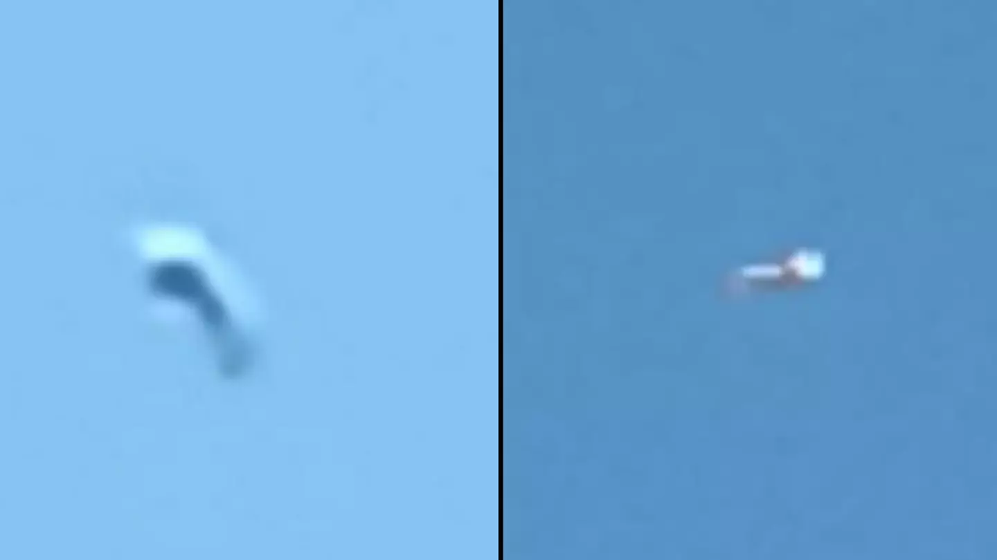 Man Captures 'Eerie' Video Of 'Shape-Shifting' UFO Flying Over UK