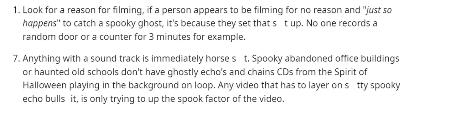 The internet thought it broke some of the rules of a genuine ghost video.