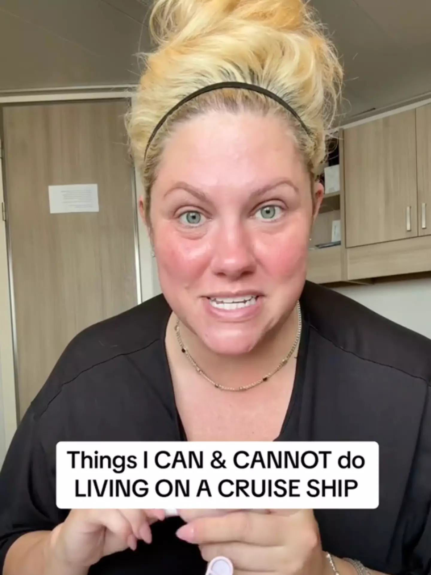 There are four things that she can't do onboard (TikTok/@dutchworld_americangirl)