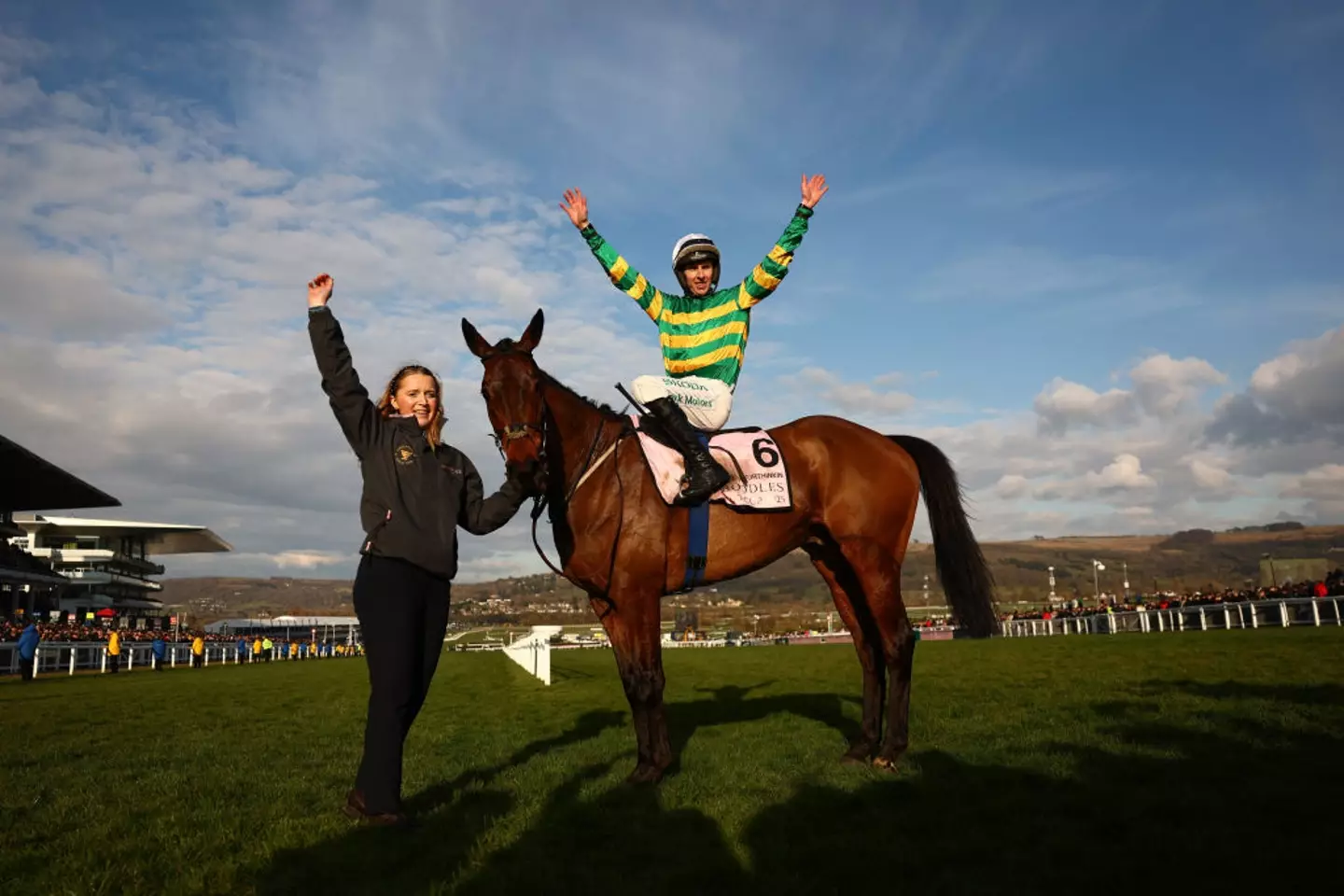 Inothewayurthinkin came away with the shock win (Dan Istitene/Getty Images)