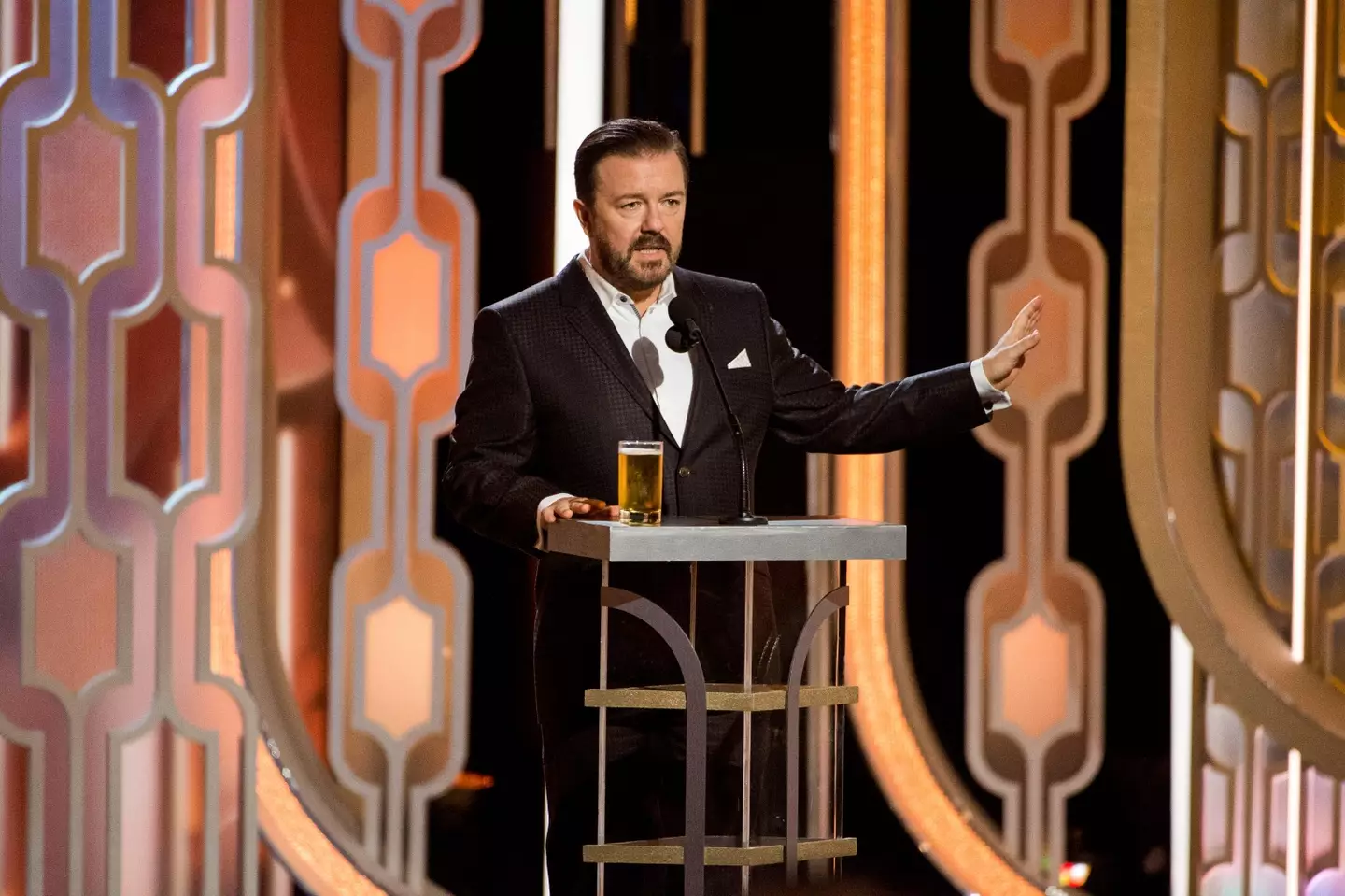 Ricky Gervais has hosted 5 Golden Globe award ceremonies.