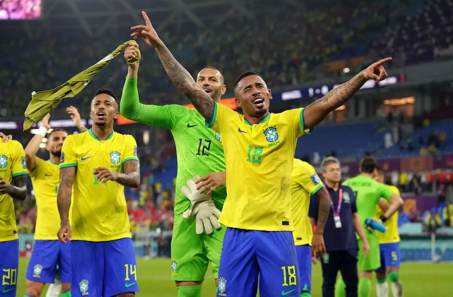 Brazil just became the second team after France to qualify for World Cup's Round of 16 stage.