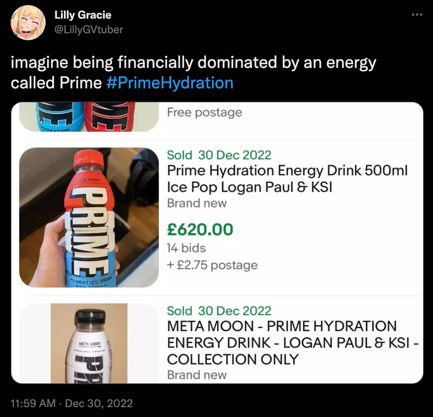 People have being going wild and paying extortionate amounts on Prime hydration drinks.