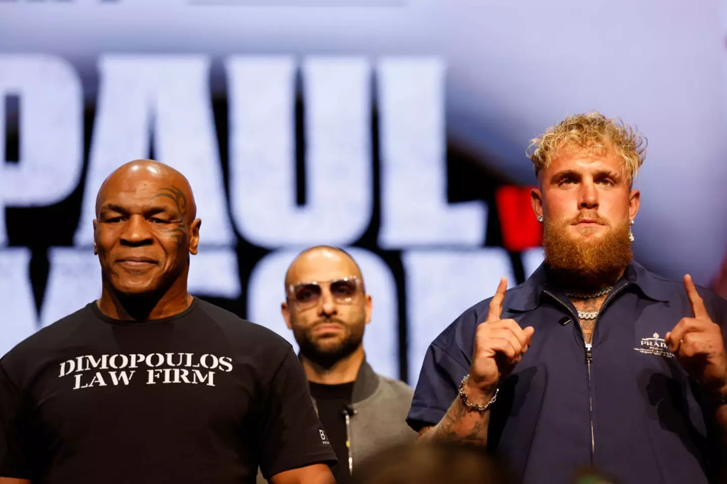 Before the big fight (Sarah Stier/Getty Images for Netflix)