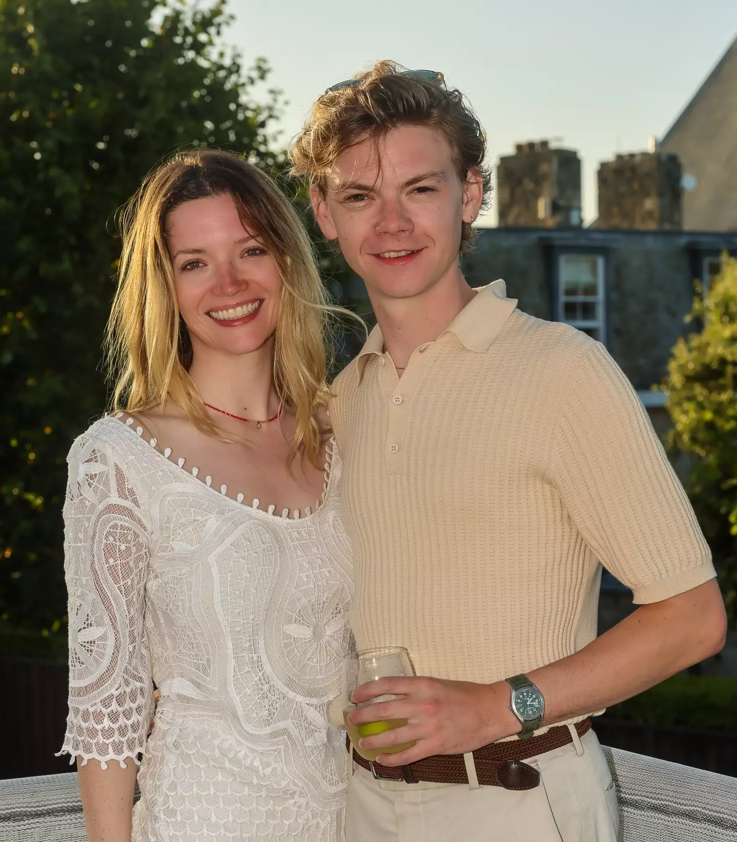 Thomas Brodie-Sangster and Talulah Riley.