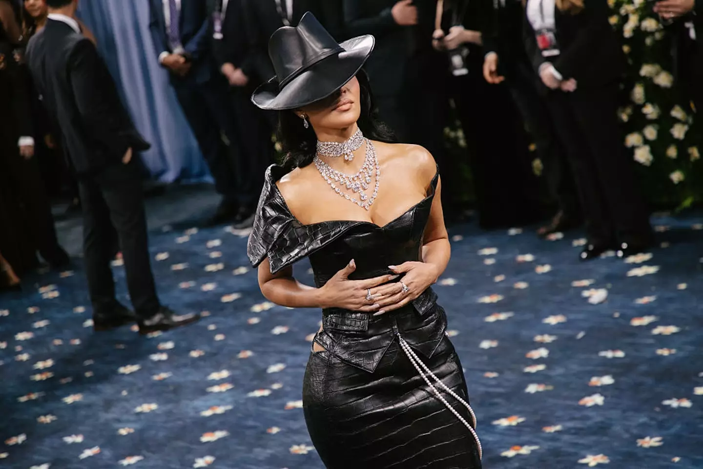 Kardashian had a near-embarrassing moment before the Met Gala even began (Lexie Moreland/WWD via Getty Images)