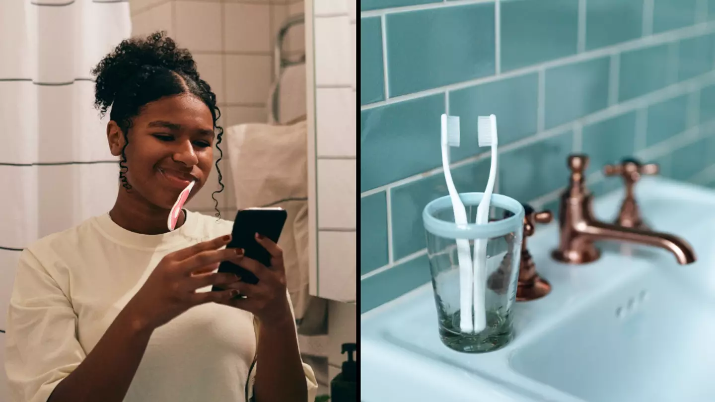Dentist issues warning to people who regularly brush their teeth in the shower