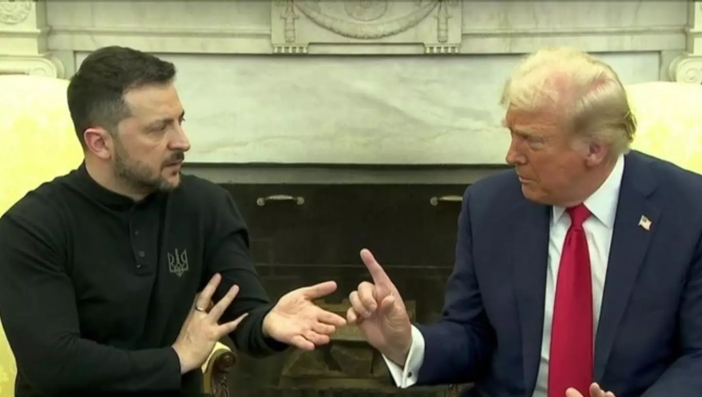 A hot mic has reportedly picked up what Trump said after the exchange (ABC 7News)