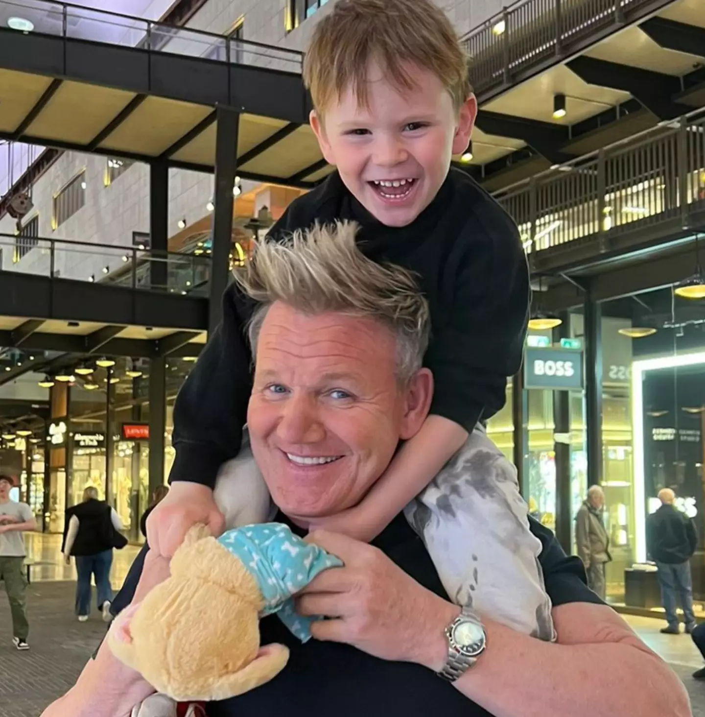 Ramsay values that the fact that his second youngest son, Oscar, can look up to his siblings. (Instagram/gordongram)