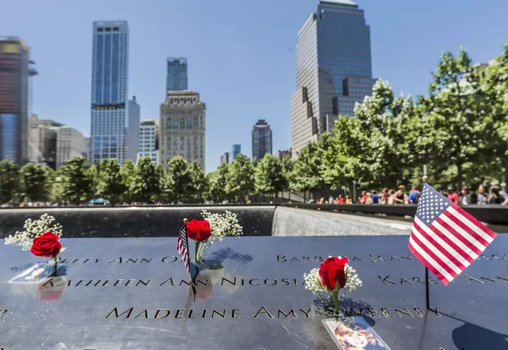 Ground Zero tribute in New York City (Getty Images/Massimo Borchi/Atlantide Phototravel)