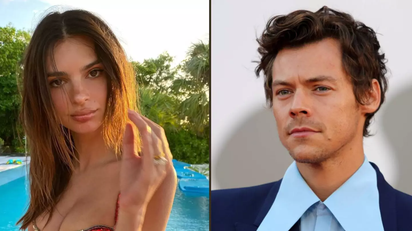 Emily Ratajkowski revealed she's been secretly dating someone for weeks before Harry Styles kiss