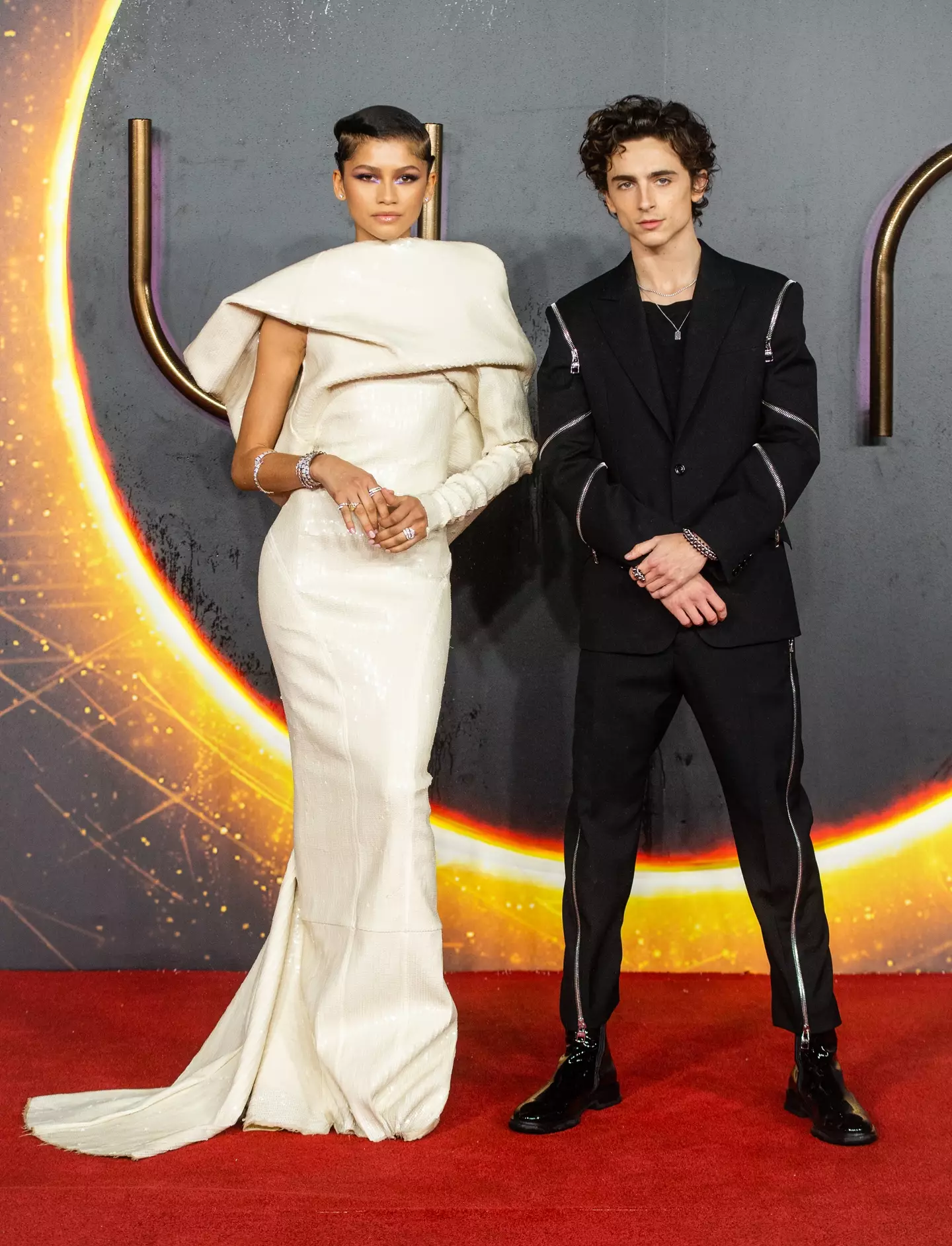 Zendaya and Timothee Chamalet.