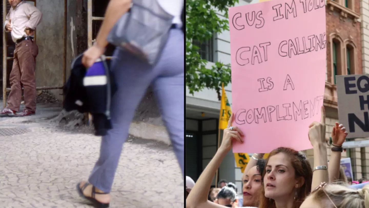 Man becomes one of the first to be punished for catcalling a woman in the street