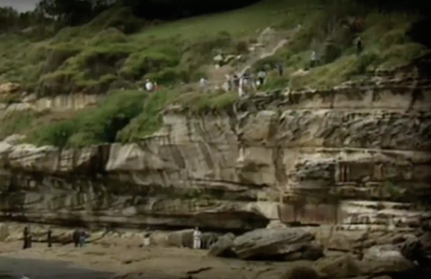 The cliffs in 1988 were Johnson was killed.
