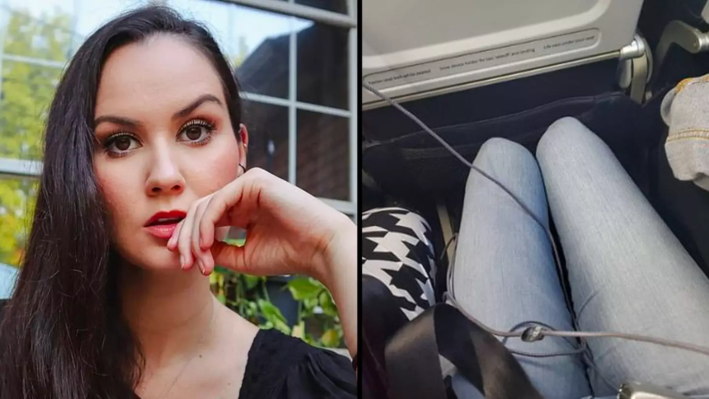 Airline has blunt response to woman who was 'sandwiched' between passengers on flight