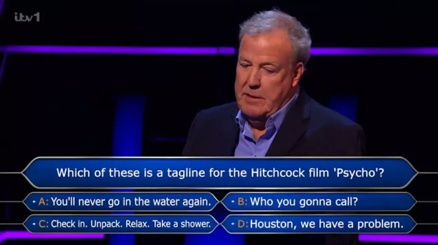 As usual, Jeremy Clarkson was hosting (ITV)