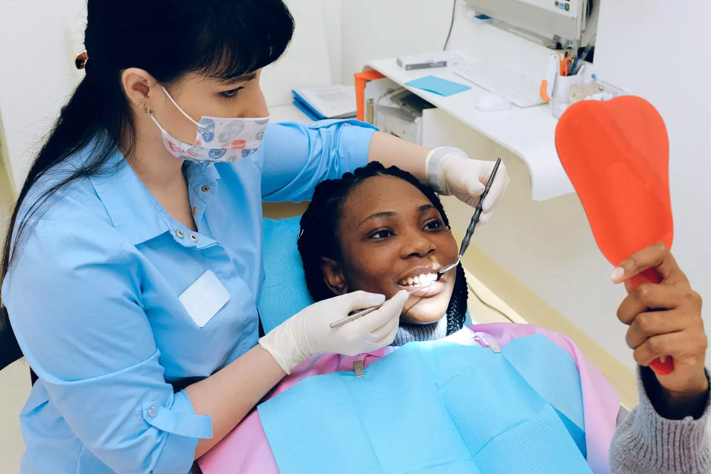The dentist can be tough enough without being confused as well.