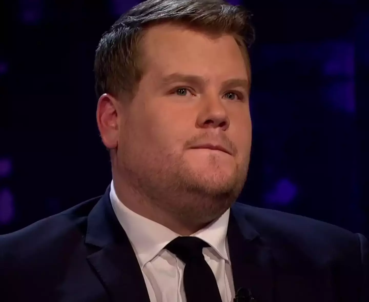 James Corden seemed taken aback when he learned that his mate said no to the interview.