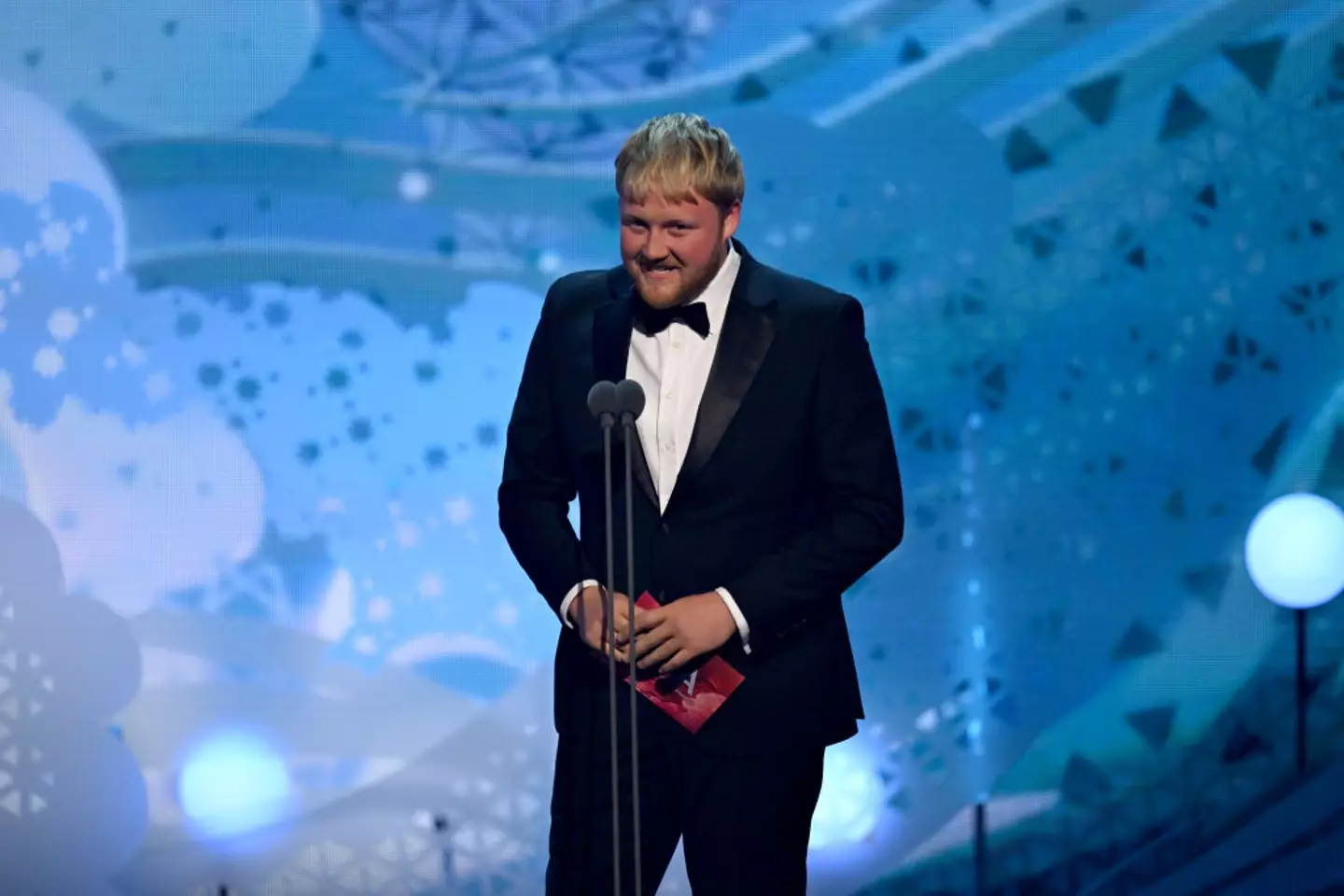 His TV work has brought in some money, hopefully he can use it to achieve his dream of a farm of his own (Jeff Spicer/Getty Images for the NTA's)