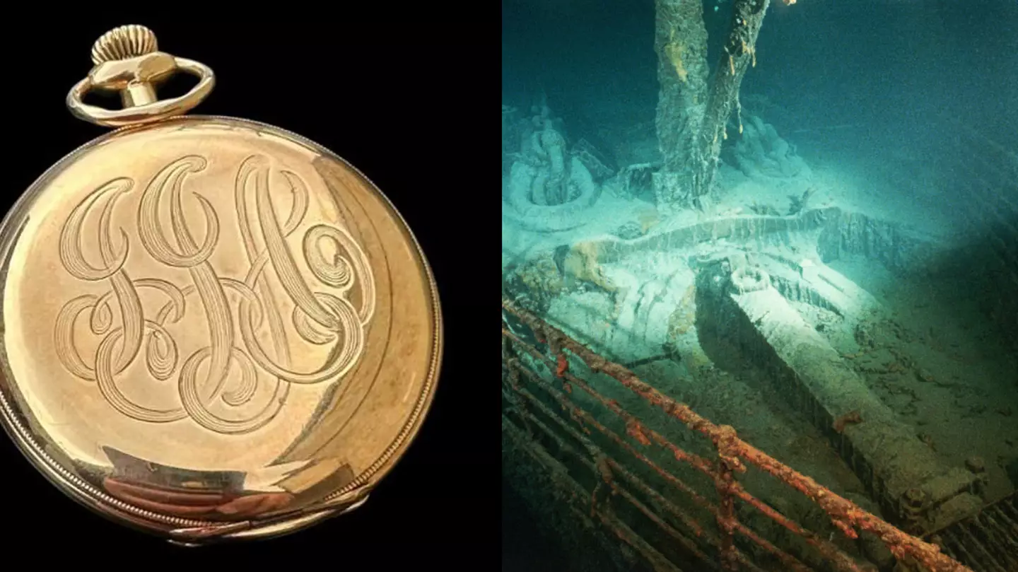Gold pocket watch recovered from the Titanic’s richest passenger sells for eye-watering amount
