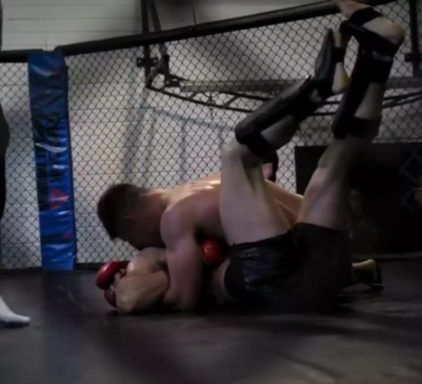 The never-before-seen footage shows the gory moment Conor McGregor dislocated his toe.