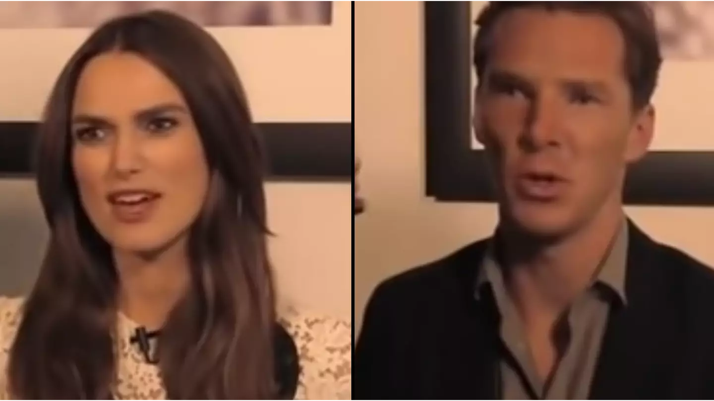 Benedict Cumberbatch praised for response after interviewer told Keira Knightley she looks 'worn'