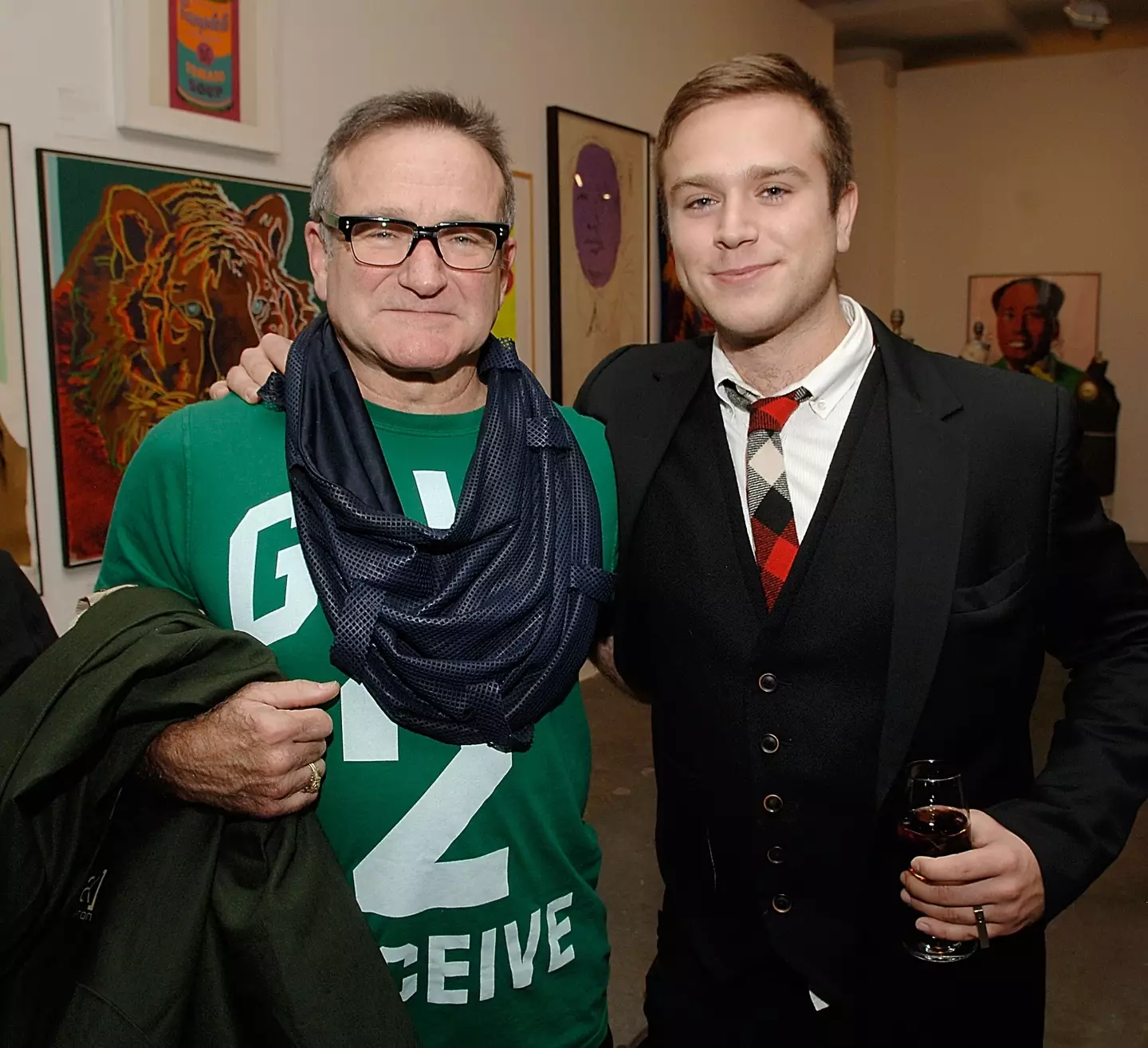 Robin and Zak Williams. (Jamie McCarthy/WireImage for Timo Wallets LLC)