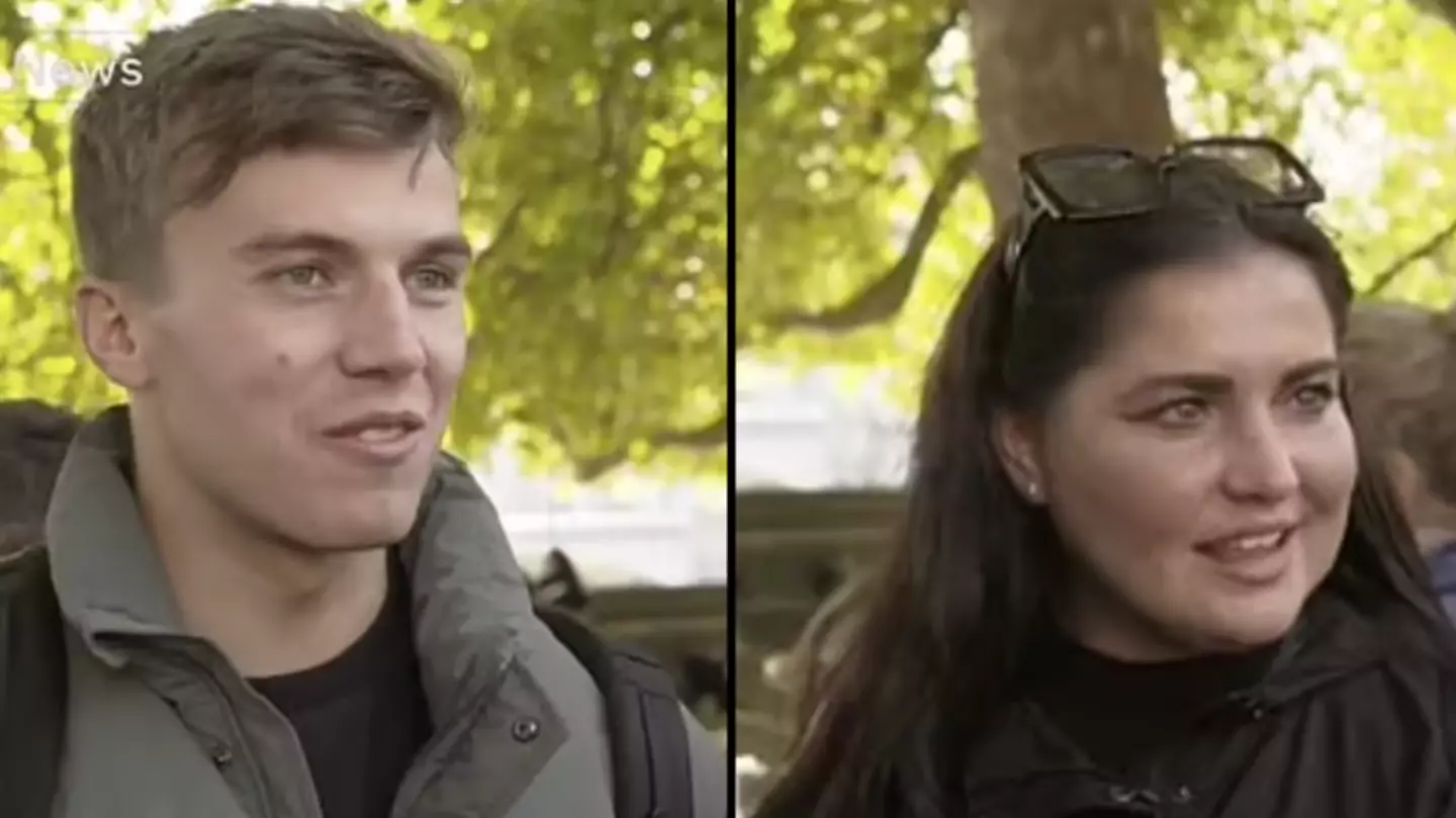 Strangers who met in queue to pay respects to the Queen are now watching funeral together