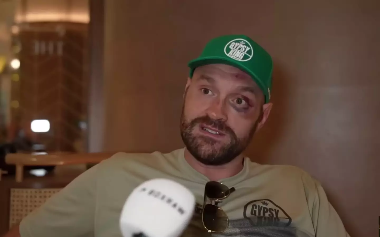 The Gypsy King blamed his performance on 'ring rust'.