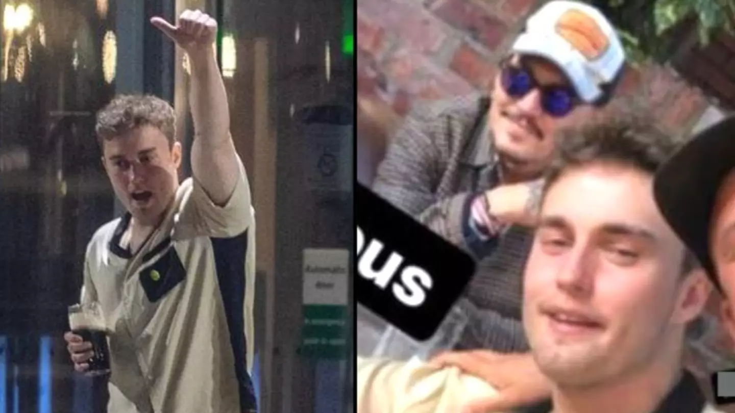 Sam Fender Leaves Pub With Pint In Hand After Sesh With Johnny Depp