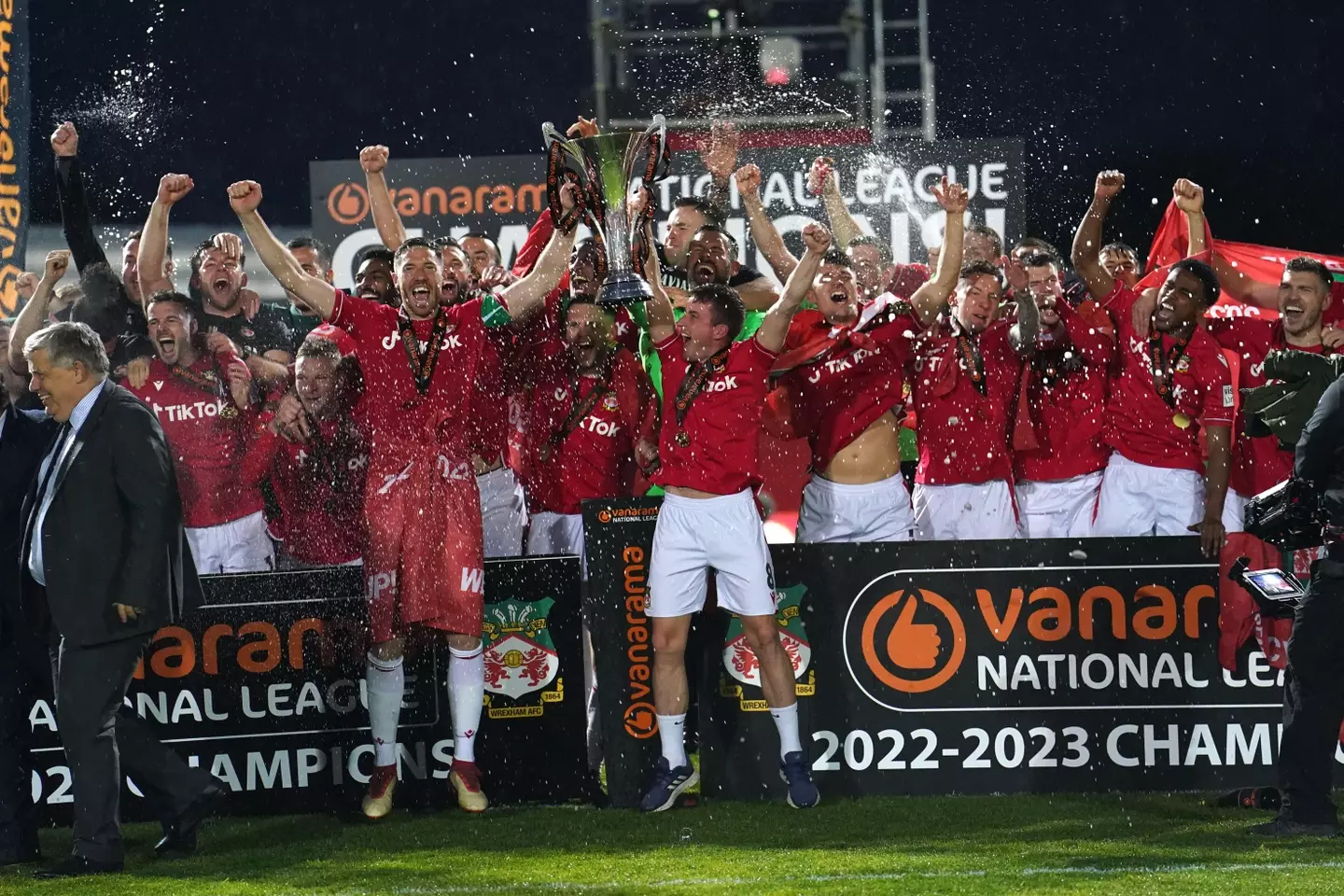 The team landed the promotion after a 3-1 win at the weekend.