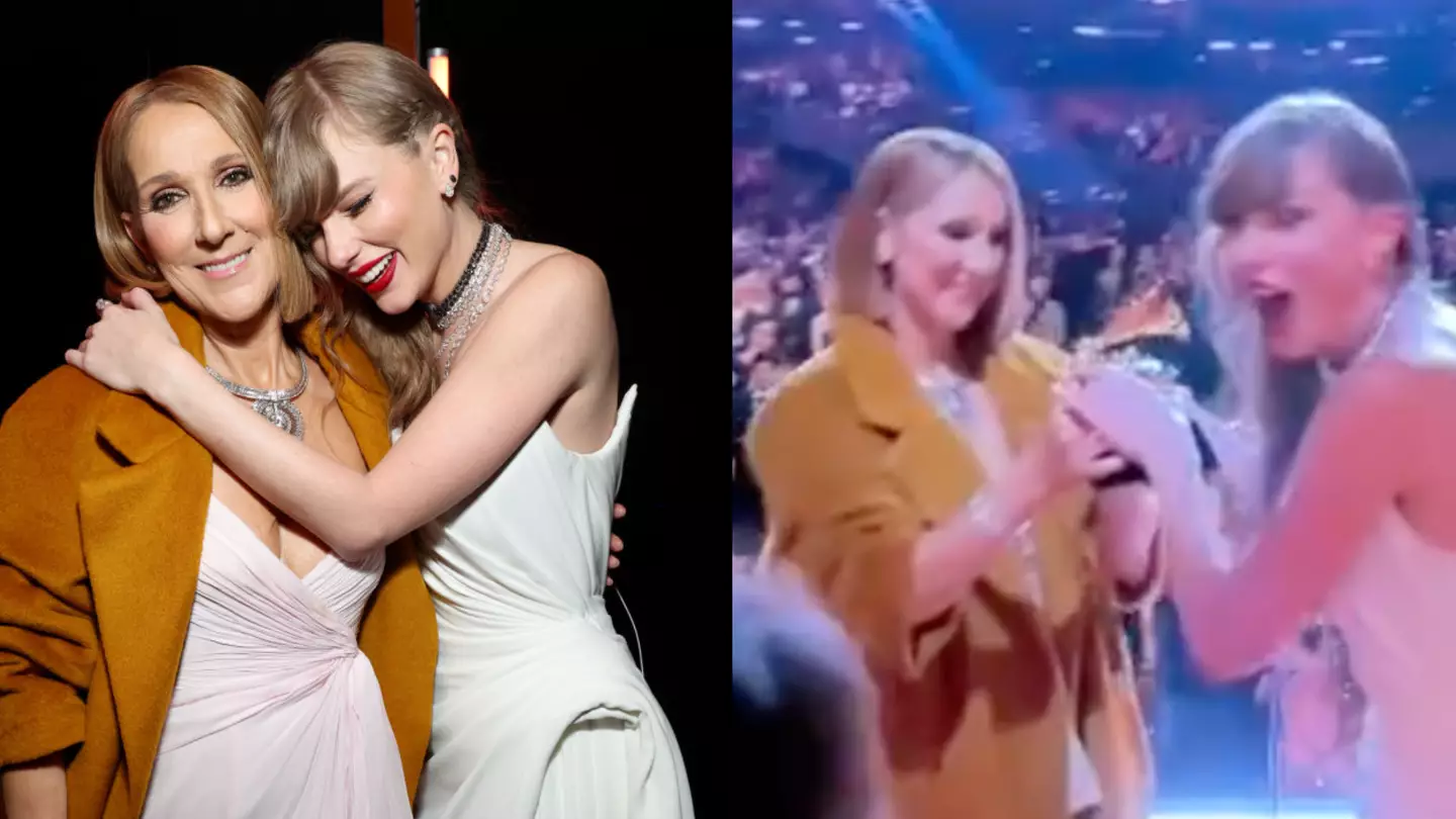 Taylor Swift and Céline Dion shut down fan outrage with backstage moment at Grammys