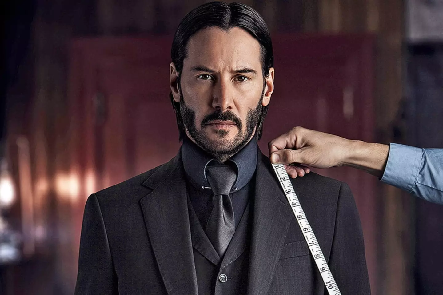 Reeves as John Wick.