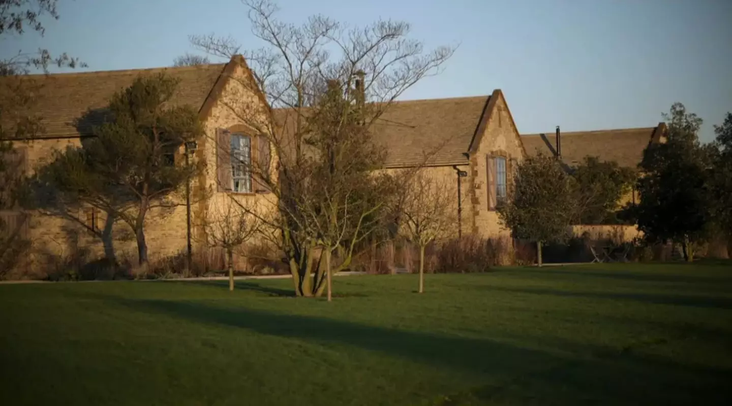 The Beckhams live in this Gloucestershire mansion.