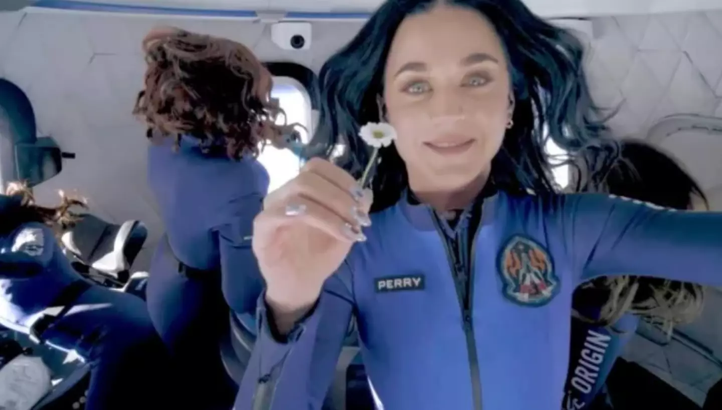 Perry has been criticised for being part of the mission (Blue Origin)