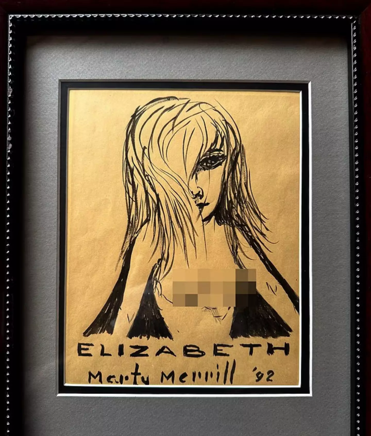 The image which Baber believes links Margolis to the Zodiac and Black Dahlia case (CCCOA)