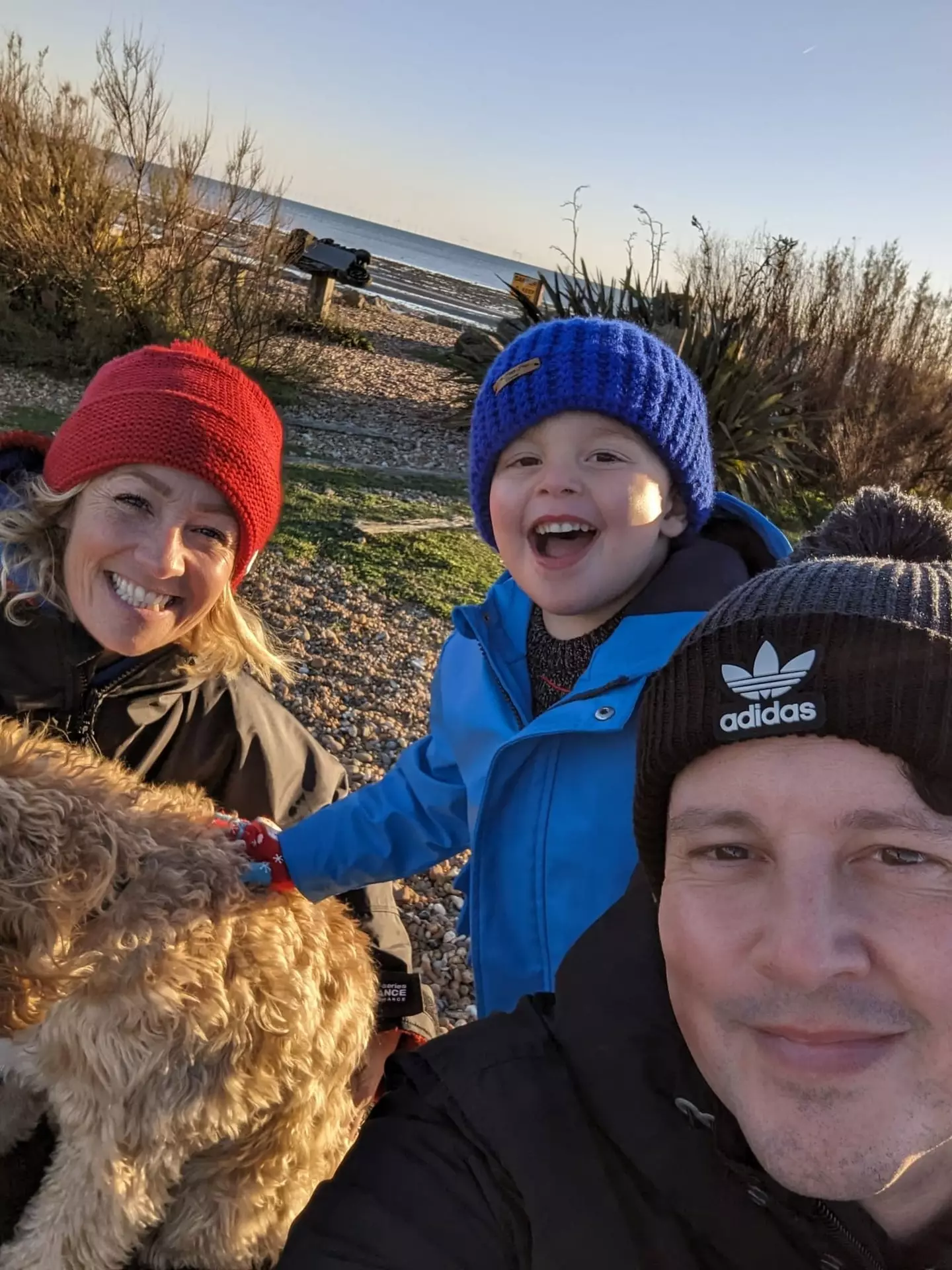 Emily, Dan and Hugo couldn't believe their eyes. (Kennedy News and Media)