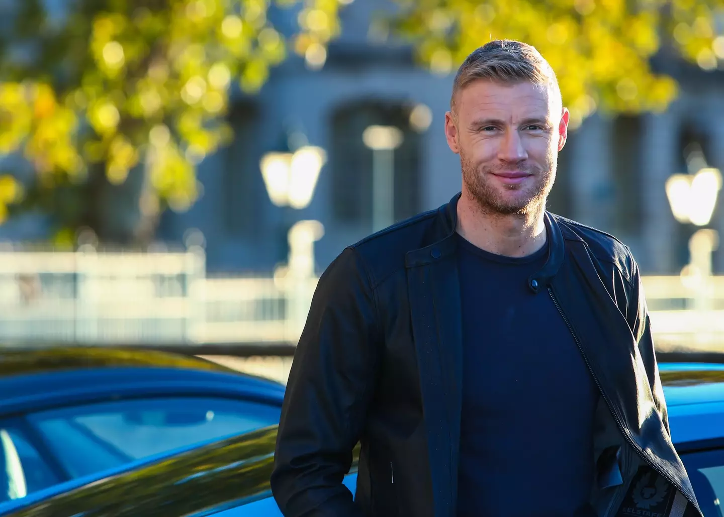 Flintoff was rushed to hospital.