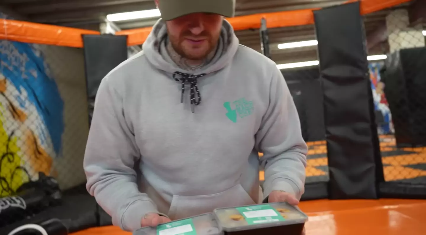 Chef Joel McCarthy showed off what Paddy generally eats in a day.