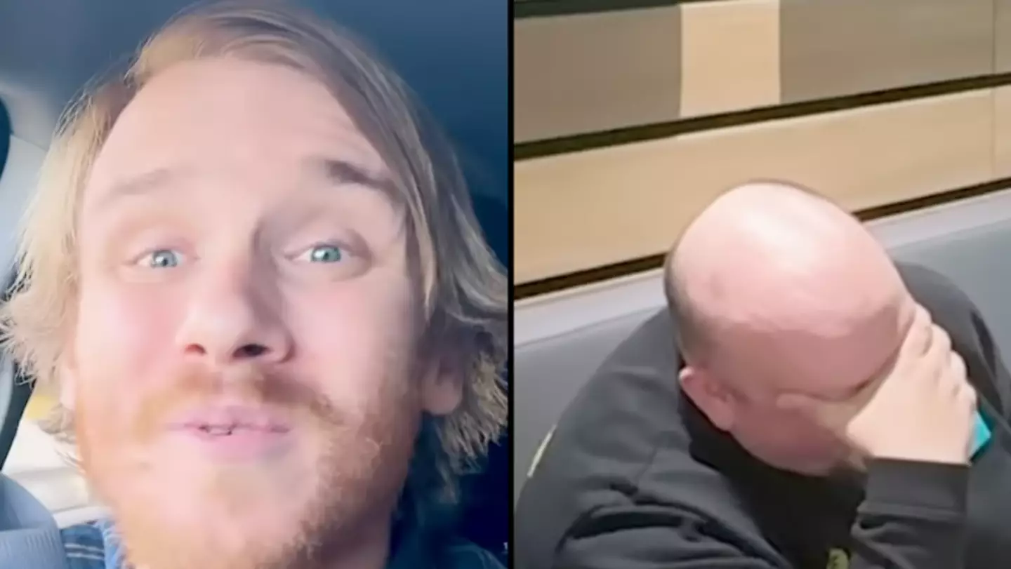 Comedian tracks down and screams in face of heckler who's been trolling him for ten years