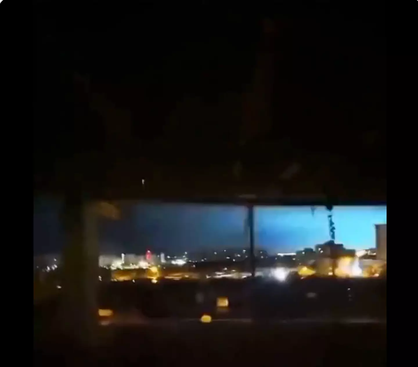 The strange lights seen in Morocco are known as 'earthquake lights'.