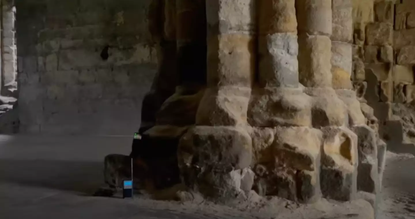 He claims the ghost told him to 'get out'.