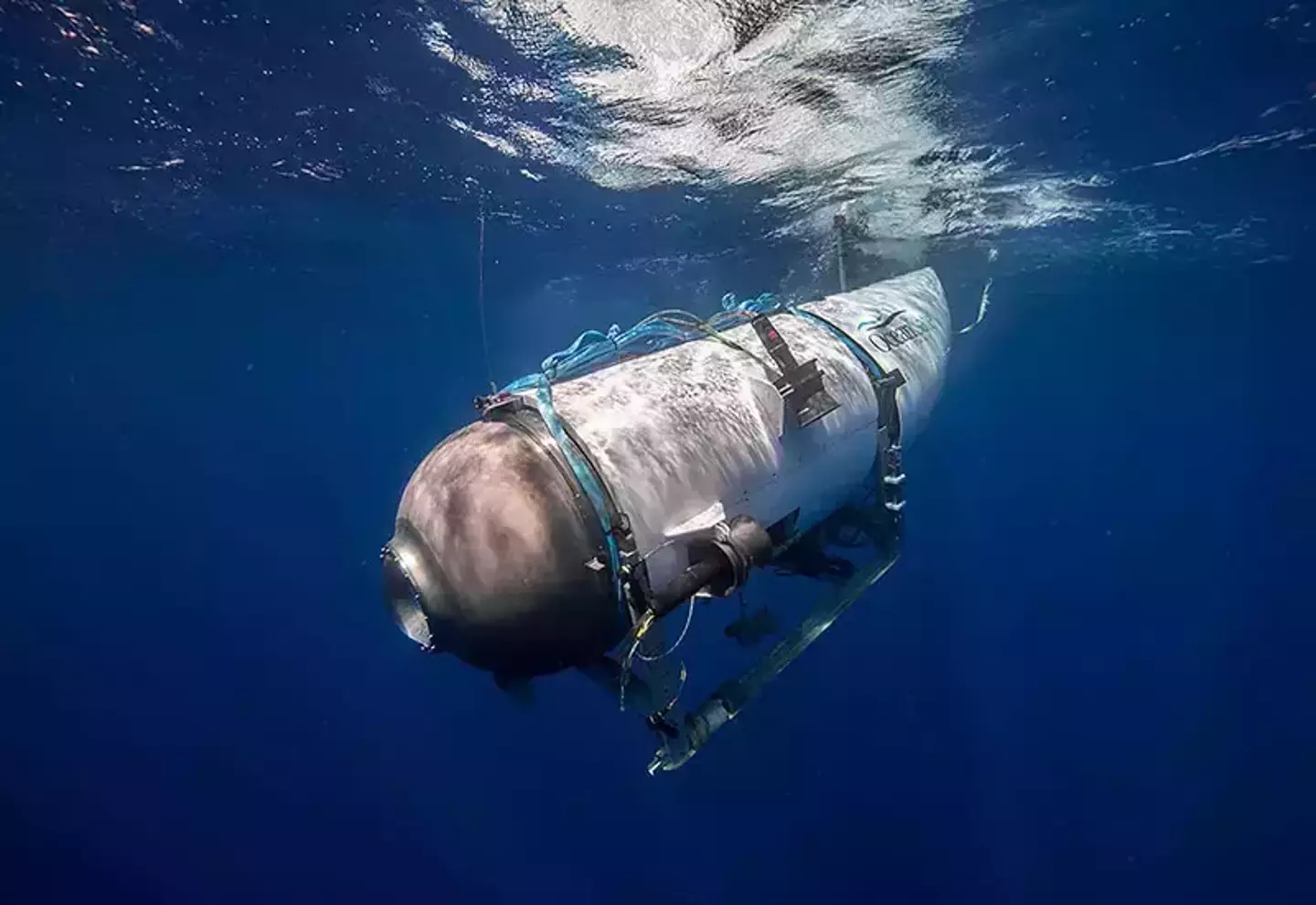 The OceanGate Titanic submersible Titan.