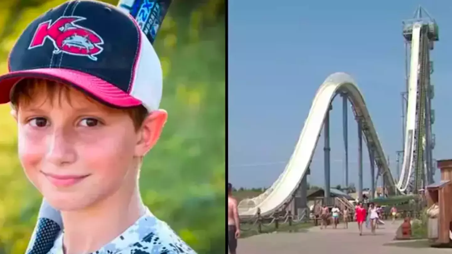 Mum of boy decapitated on ‘world’s tallest waterslide’ had to be held back
