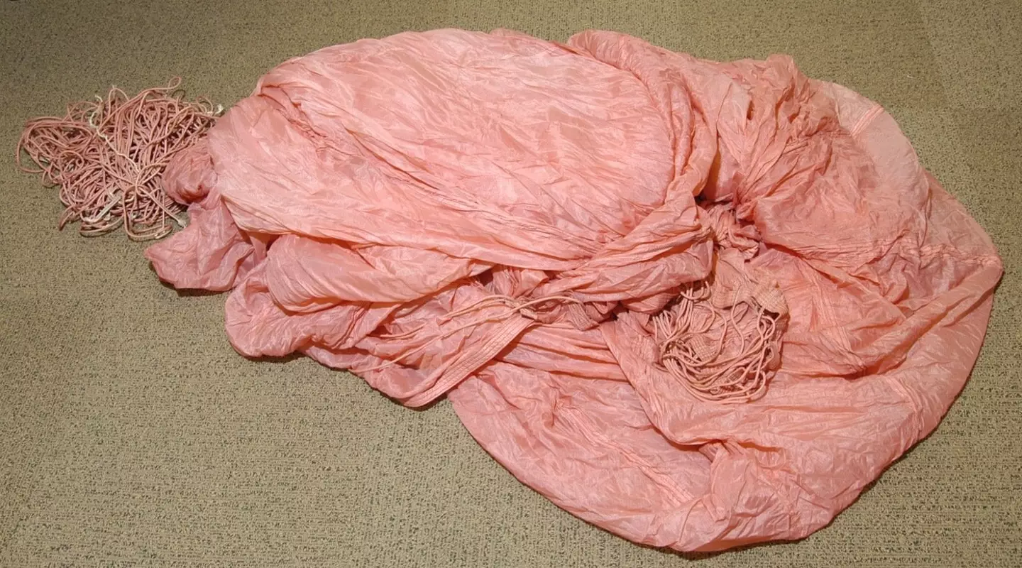 One of the unused parachutes Cooper requested but never used (FBI)