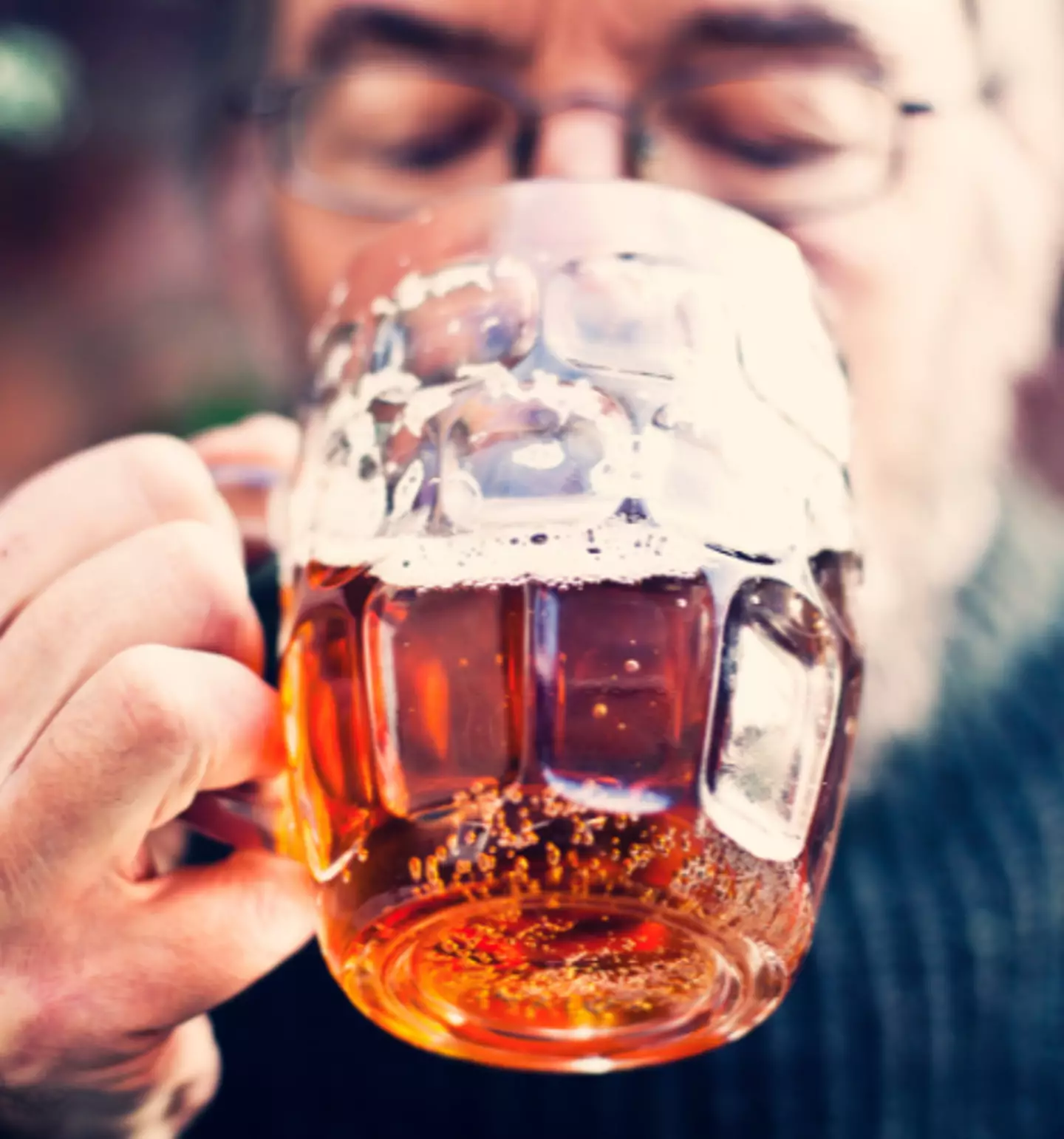 The NHS says that alcohol misuse is when you drink in a way that's harmful, or when you're dependent on alcohol. (Getty Stock Images)