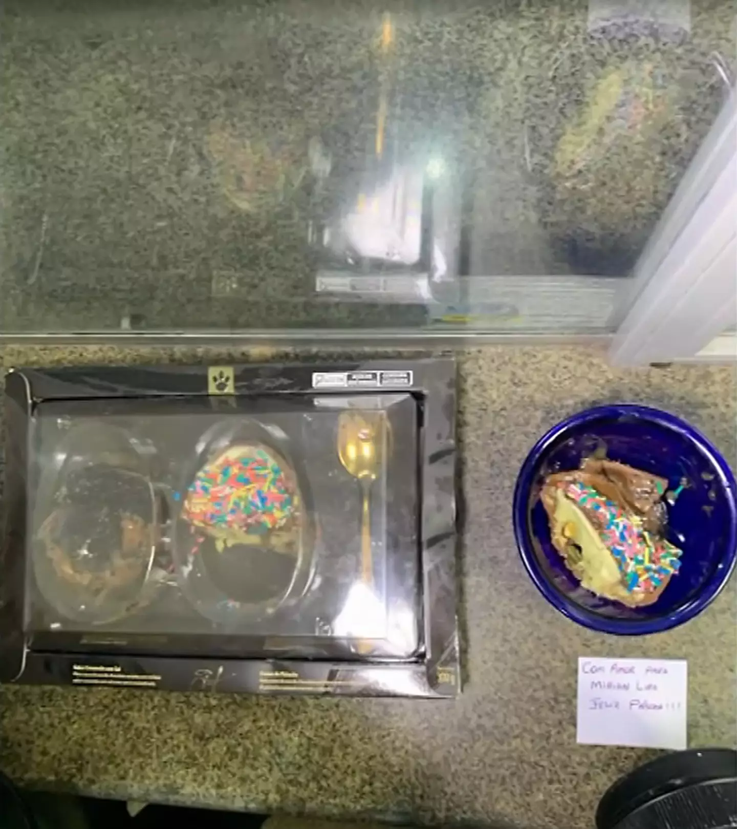 The egg was said to be 'poisoned' (Newsflash)