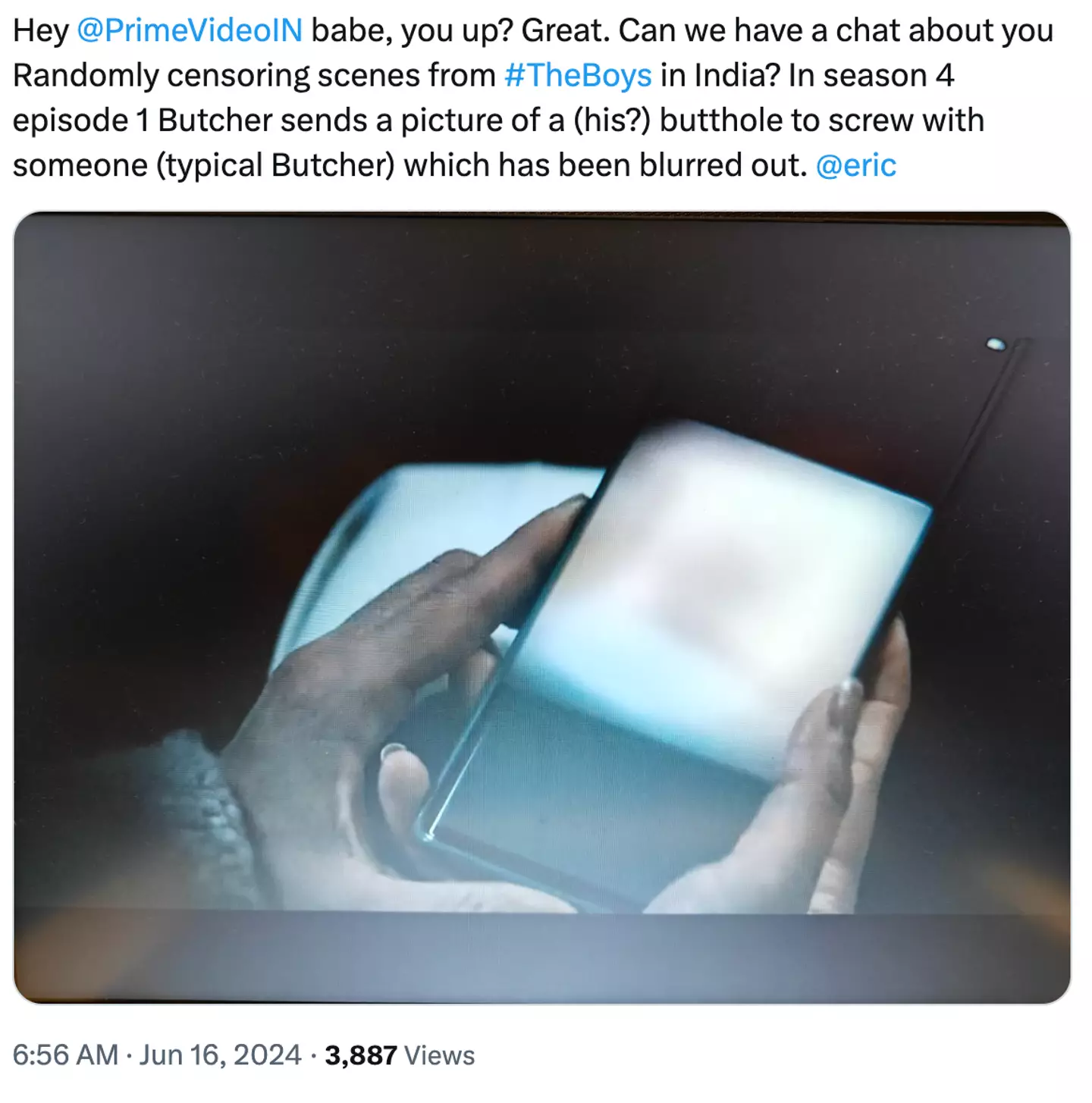 The X-rated scene wasn't the only one to not make the cut in India. (X)