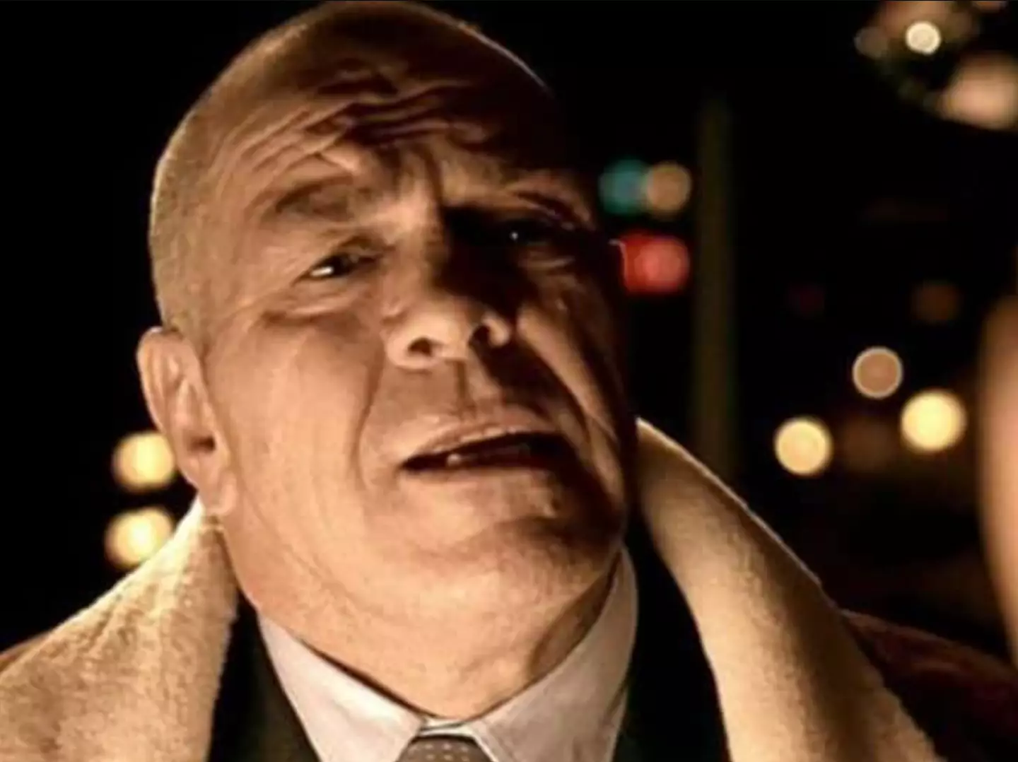 Lenny McClean as Barry the Baptist in Lock, Stock and Two Smoking Barrels.